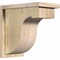 Ekena Millwork Del Monte Rough Sawn Corbel w/Backplate, Douglas Fir, 8"W x 14"D x 14"H COR08X14X14DEL01RDF - alternate 1